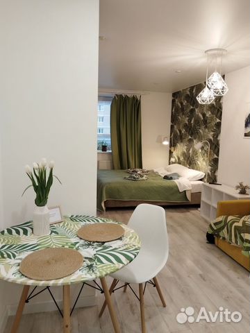 

Квартира-студия, 25 м², 1 кровать