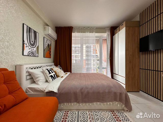 

Квартира-студия, 25 м², 2 кровати