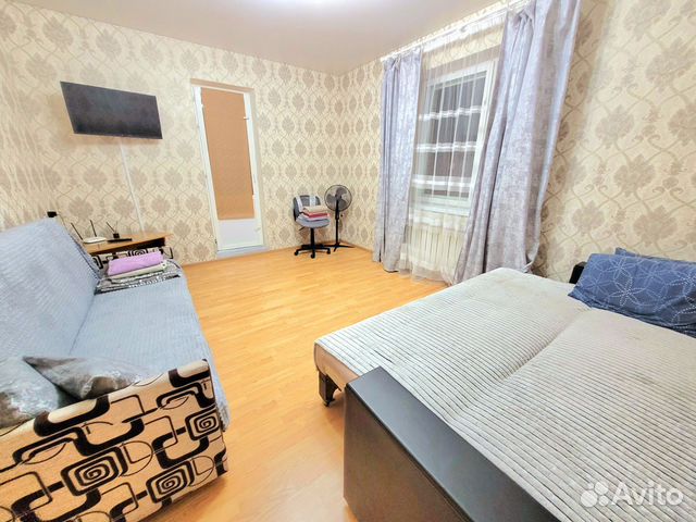 

1-к. квартира, 38 м², 2 кровати
