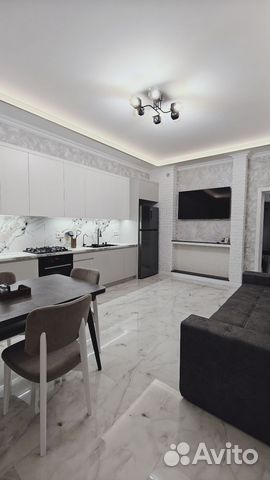

1-к. квартира, 58 м², 2 кровати