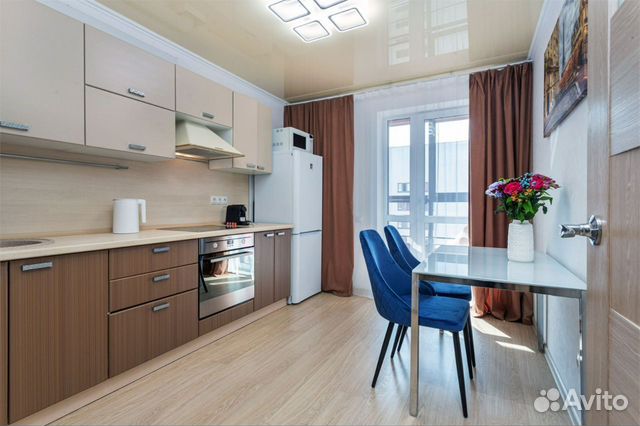 

1-к. квартира, 40 м², 2 кровати