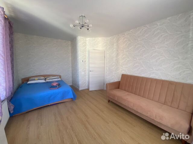 

1-к. квартира, 38 м², 2 кровати