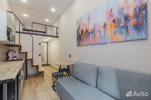 

1-к. квартира, 19 м², 2 кровати