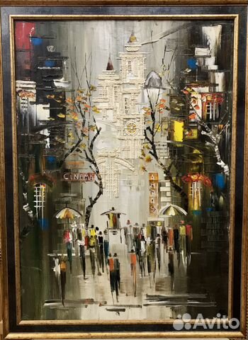 Картина маслом на холсте Картина маслом на холсте