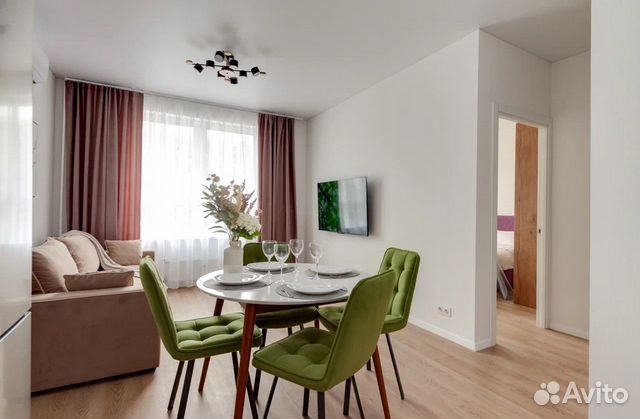 

1-к. квартира, 37 м², 2 кровати