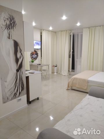 

Квартира-студия, 38 м², 2 кровати