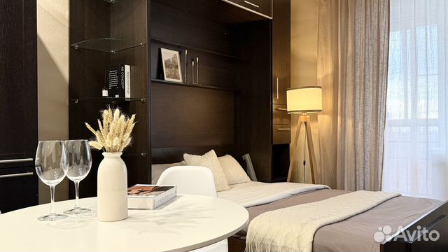 

Квартира-студия, 30 м², 2 кровати