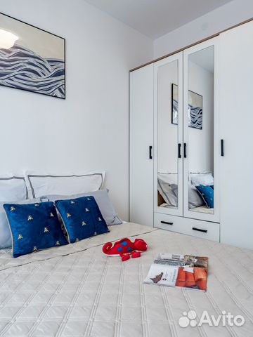 

1-к. квартира, 32 м², 2 кровати