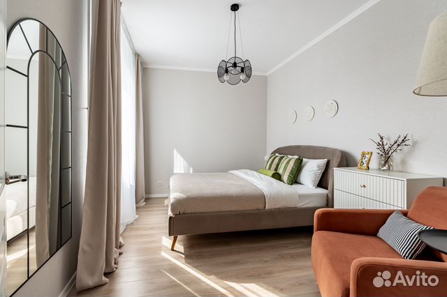 

1-к. квартира, 45 м², 3 кровати