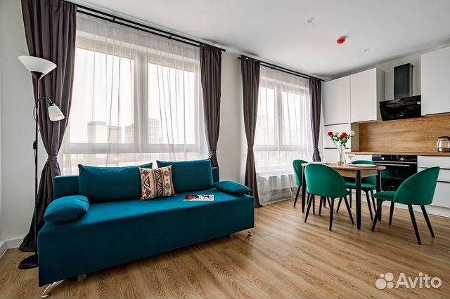 

Квартира-студия, 32 м², 2 кровати
