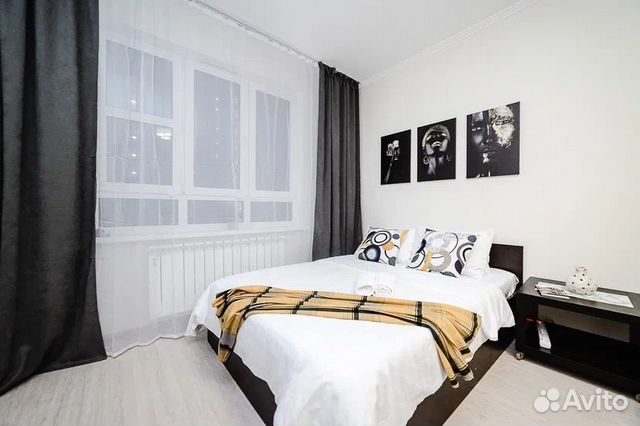 

1-к. квартира, 45 м², 3 кровати
