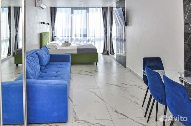 

Квартира-студия, 30 м², 2 кровати