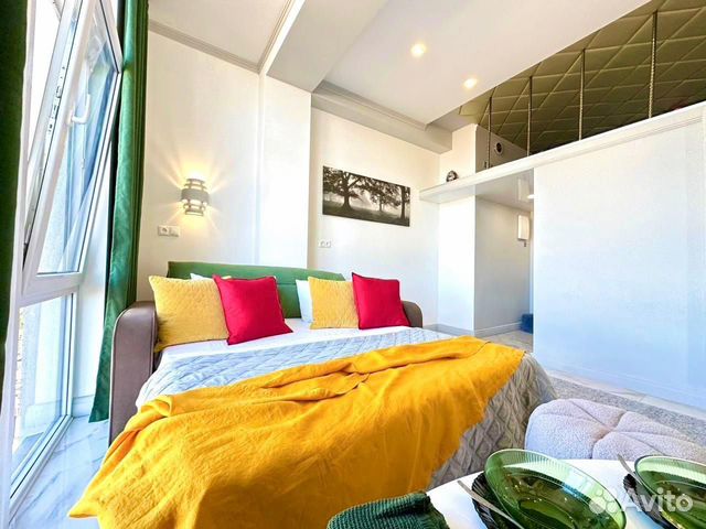 

Квартира-студия, 30 м², 2 кровати