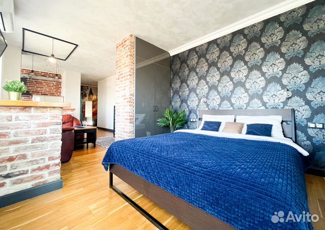 

Квартира-студия, 56 м², 2 кровати