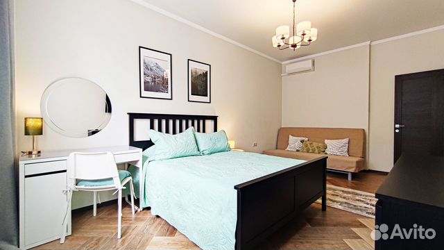 

1-к. квартира, 60 м², 2 кровати