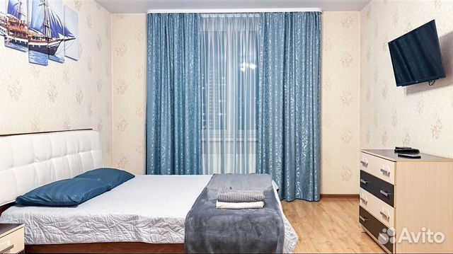 

1-к. квартира, 53 м², 2 кровати