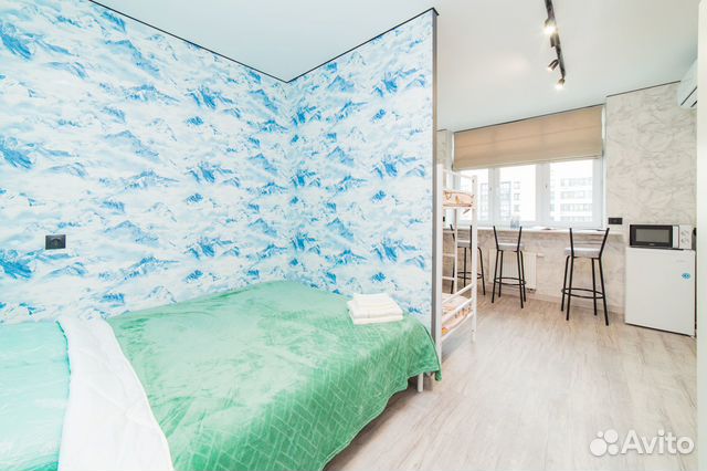 

Квартира-студия, 22 м², 2 кровати