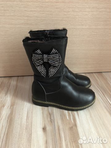Сапожки зимние на девочку