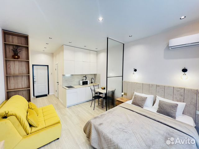 

Квартира-студия, 28 м², 2 кровати