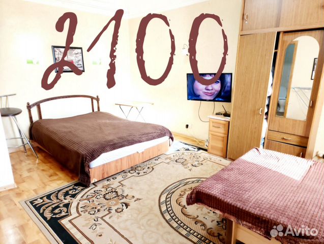

Квартира-студия, 29 м², 2 кровати