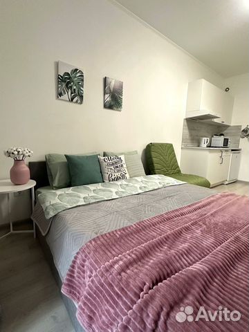 

Квартира-студия, 24,7 м², 2 кровати