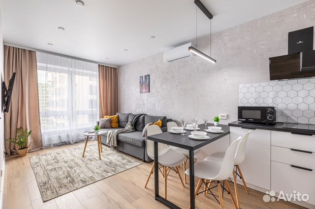 

1-к. квартира, 33,5 м², 2 кровати