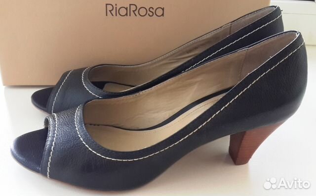 Летние туфли Ria Rosa черные 39р