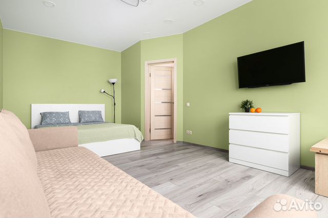 

1-к. квартира, 45 м², 2 кровати