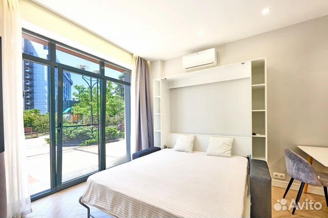 

Квартира-студия, 30 м², 2 кровати