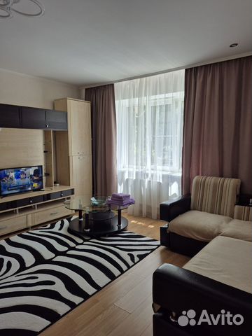 

1-к. квартира, 45,5 м², 2 кровати
