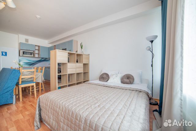 

Квартира-студия, 45 м², 2 кровати