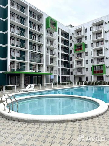 

Квартира-студия, 36 м², 2 кровати