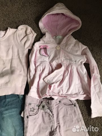 Джинсы пакетом 4-5 лет в садик