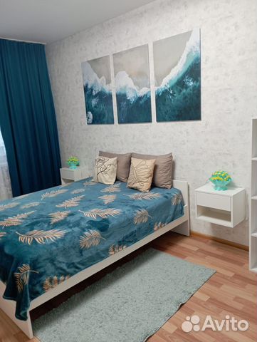 

1-к. квартира, 42,6 м², 2 кровати