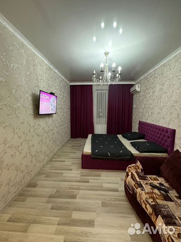 

1-к. квартира, 45 м², 3 кровати