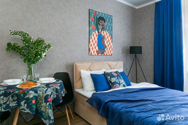 

Квартира-студия, 28 м², 1 кровать