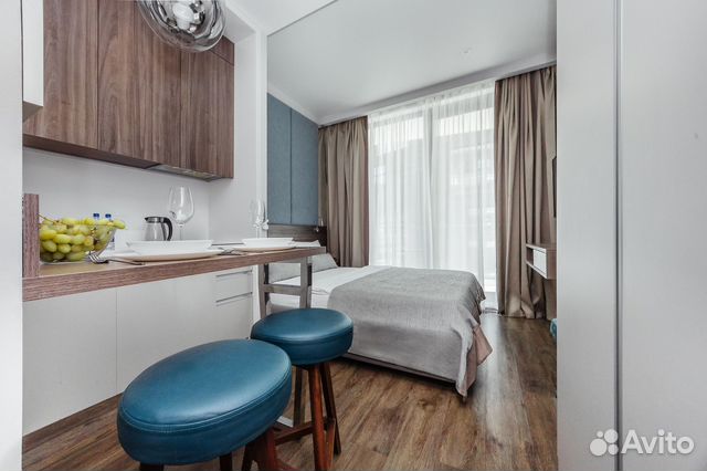 

Квартира-студия, 24 м², 1 кровать