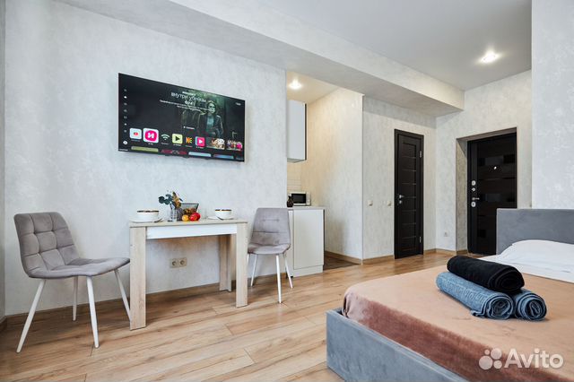 

Квартира-студия, 30 м², 2 кровати