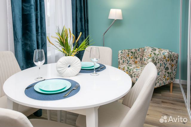 

1-к. квартира, 40 м², 2 кровати