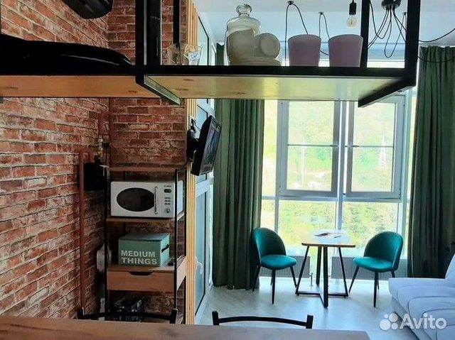 

Квартира-студия, 28 м², 2 кровати