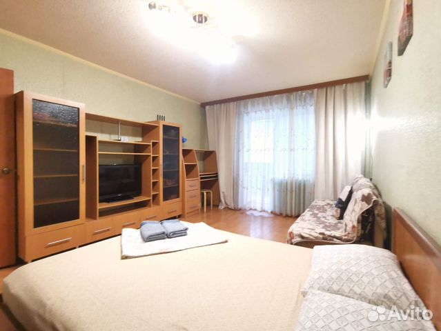

1-к. квартира, 42 м², 2 кровати