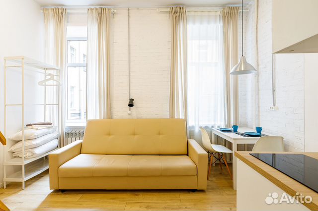 

Квартира-студия, 20 м², 2 кровати