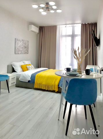 

Квартира-студия, 32 м², 1 кровать