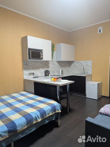 

Квартира-студия, 32 м², 2 кровати