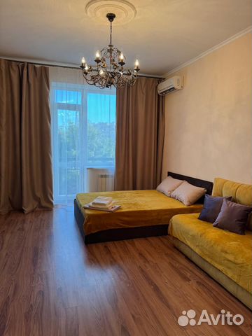 

Квартира-студия, 43 м², 2 кровати