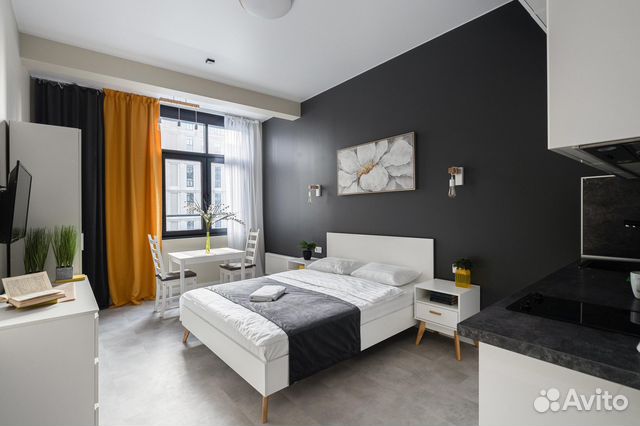 

Квартира-студия в апарт-отеле, 21 м², 1 кровать