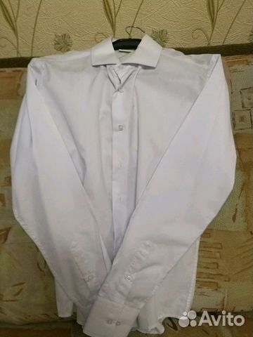 Костюм двойка серый 192/92/80, рубашка белая разме