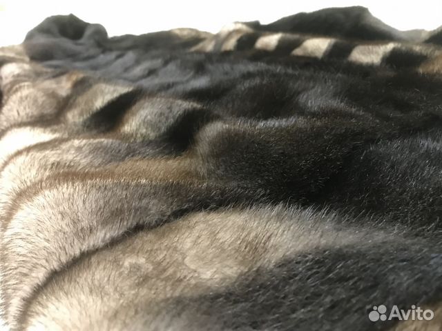 Норковая поперечная шуба Норковая поперечная шуба