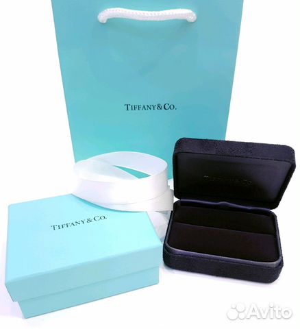 Коробка Tiffany для кольца прямоугольная Коробка Tiffany для кольца прямоугольная