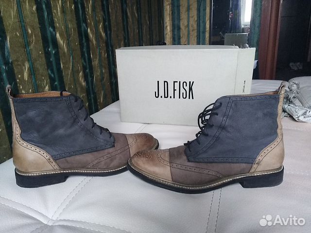 Кожаные ботинки JD Fisk